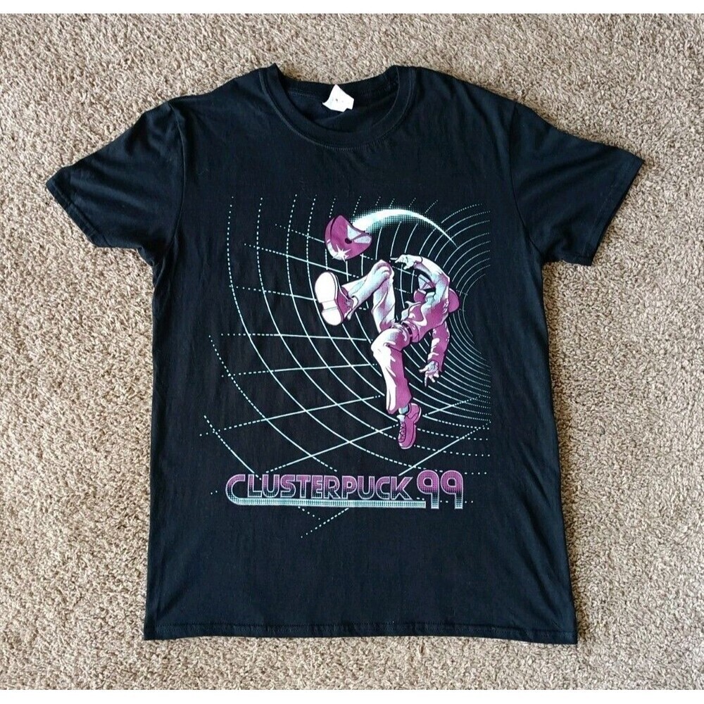 Cluster Puck 99 T-Shirt Men's Medium Black Short Sleeve